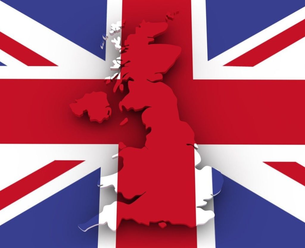 poststämplat brev från England
